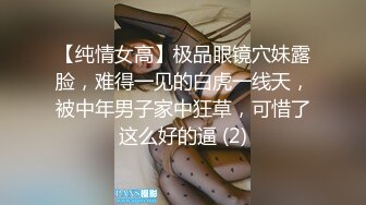 【纯情女高】极品眼镜穴妹露脸，难得一见的白虎一线天，被中年男子家中狂草，可惜了这么好的逼 (2)