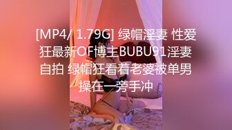 [MP4/ 1.79G] 绿帽淫妻 性爱狂最新OF博主BUBU91淫妻自拍 绿帽狂看着老婆被单男操在一旁手冲