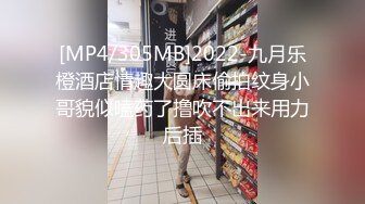 [MP4/305MB]2022-九月乐橙酒店情趣大圆床偷拍纹身小哥貌似嗑药了撸吹不出来用力后插