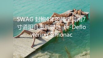 SWAG 封鲍4年的残宝贝用7寸道阳具重新破处  re-Deflowering Simonac