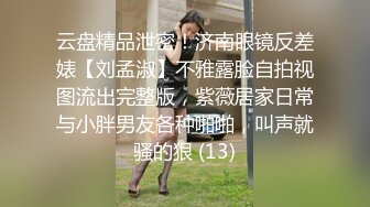 云盘精品泄密！济南眼镜反差婊【刘孟淑】不雅露脸自拍视图流出完整版，紫薇居家日常与小胖男友各种啪啪，叫声就骚的狠 (13)