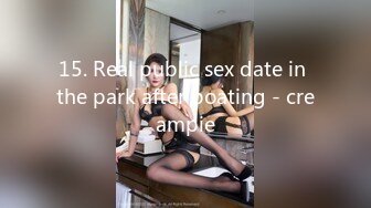 15. Real public sex date in the park after boating - creampie